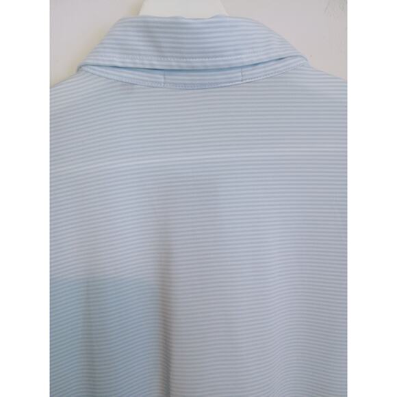 Greyson Polo Mens XL Blue Striped Golf Outdoor Casual Performance Top Hat Shirt - Picture 9 of 10